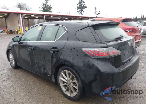 2011 Lexus Ct 200H Premium from USA, damaged, VIN JTHKD5BH4B2014762